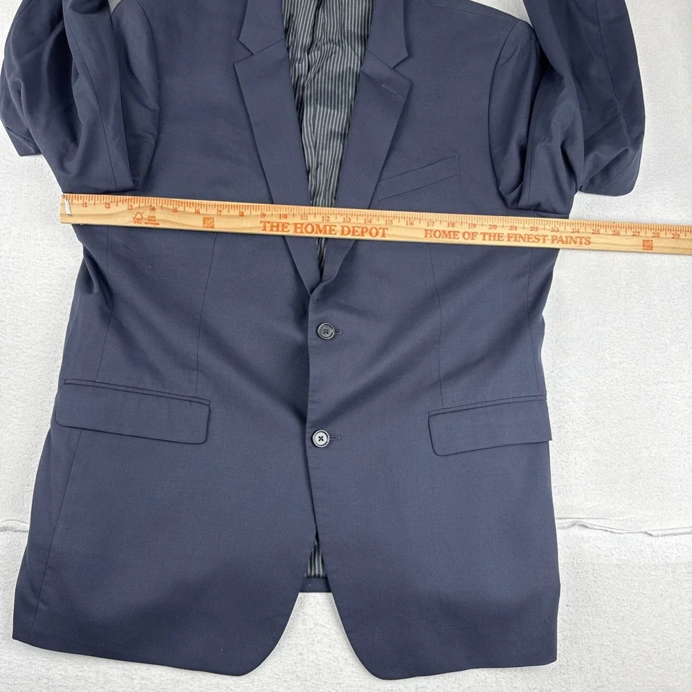 Banana Republic Marzotto Mens Dark Navy Blazer 46L Standard Fit Wool *READ*